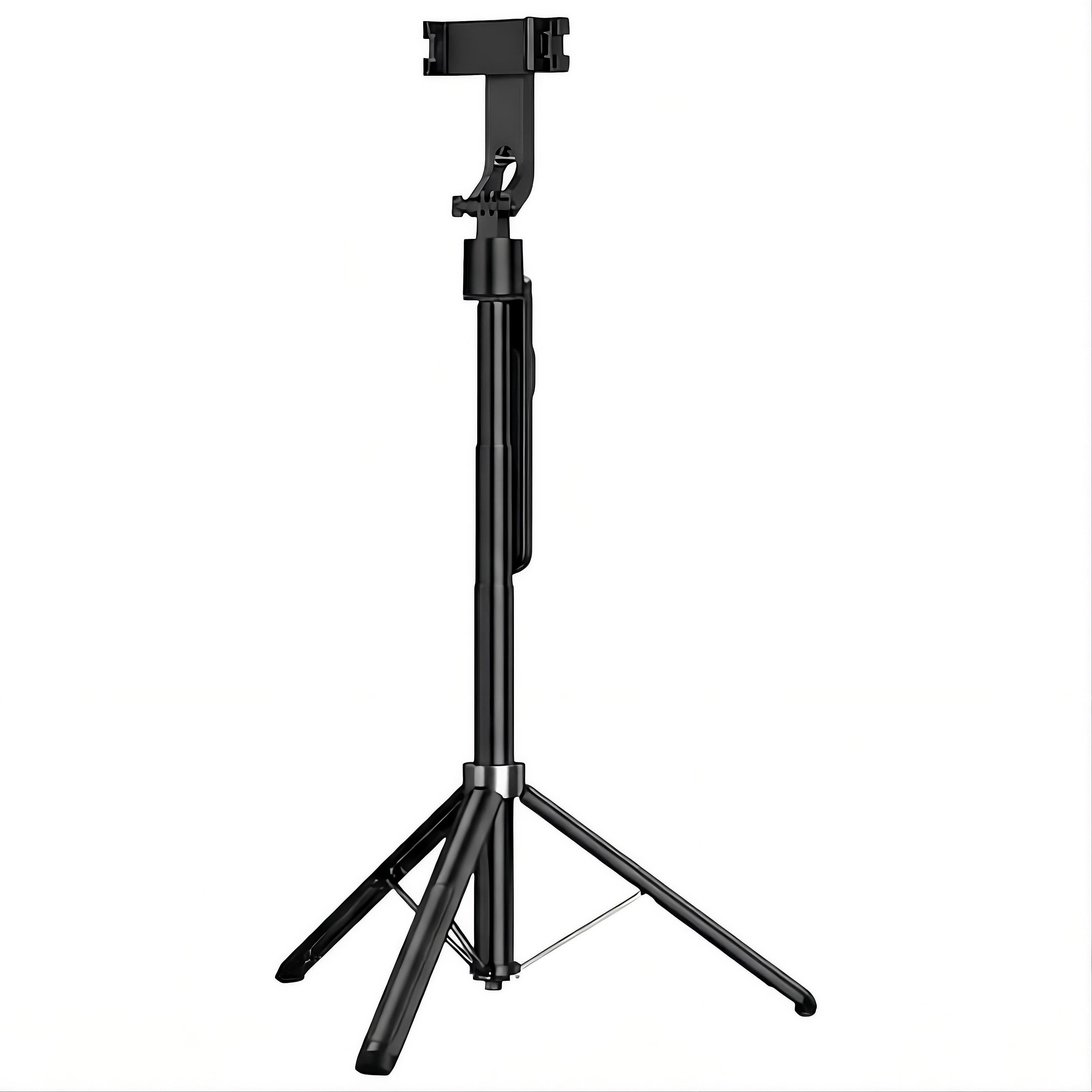 Селфі-монопод Hoco K32 з Bluetooth 5.2 пультом та тривісовою стабілізацією Чорний (31962846)