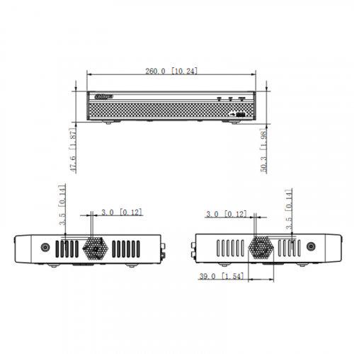 Видеорегистратор Dahua 8-канальный 1U Lite (DHI-NVR1108HS-S3/H) - фото 3