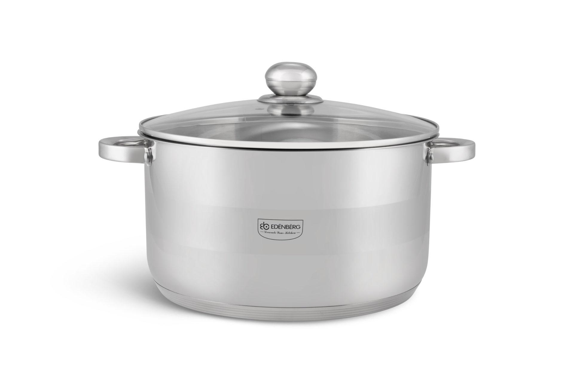 Кастрюля Edenberg с крышкой 9,5 л 28 см (EB-3009)