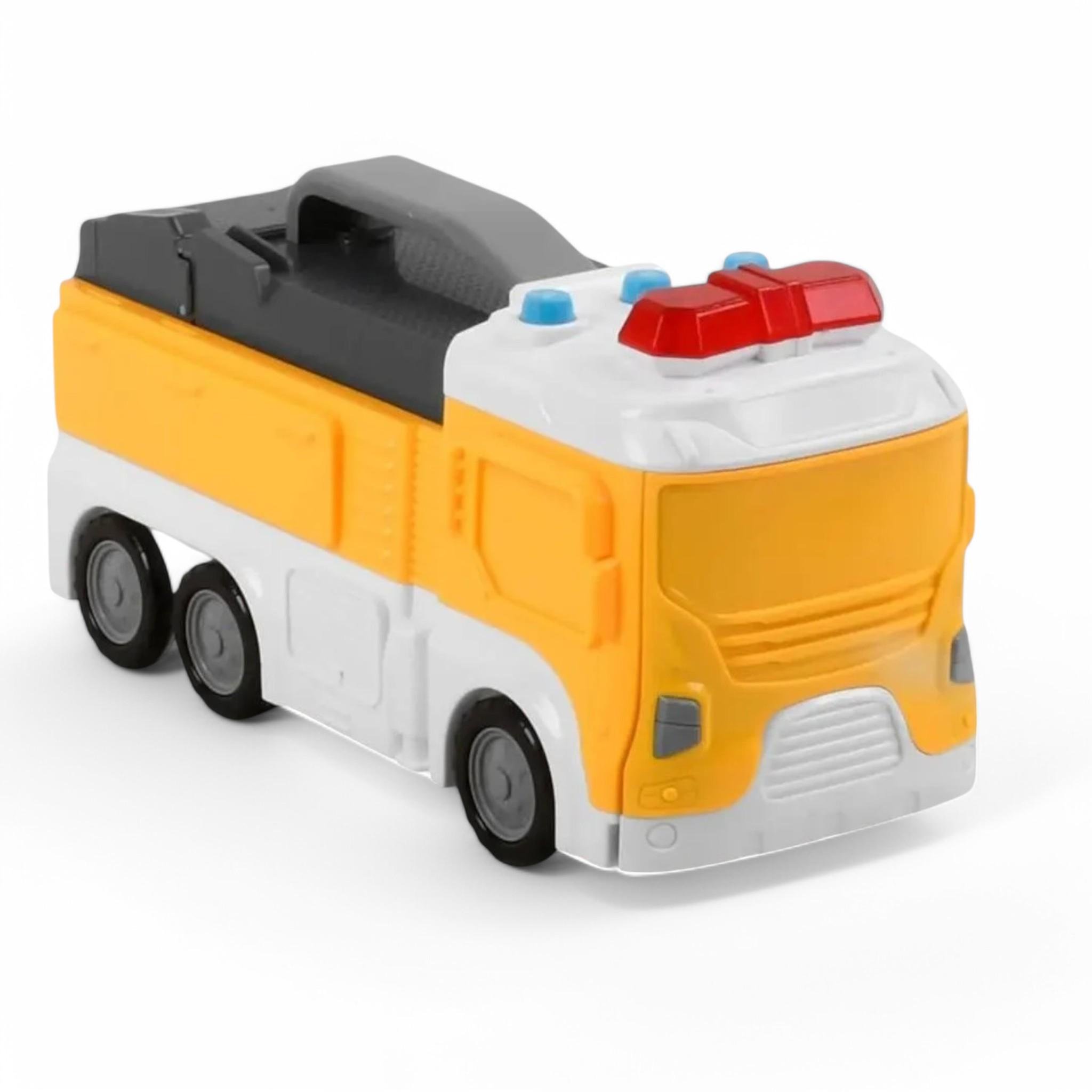 Игровой набор WinTek Engineering паркинг/инженерный грузовик 2в1 2 металлопластиковых машинки вертолет звуковые/световые эффекты (G_6399)