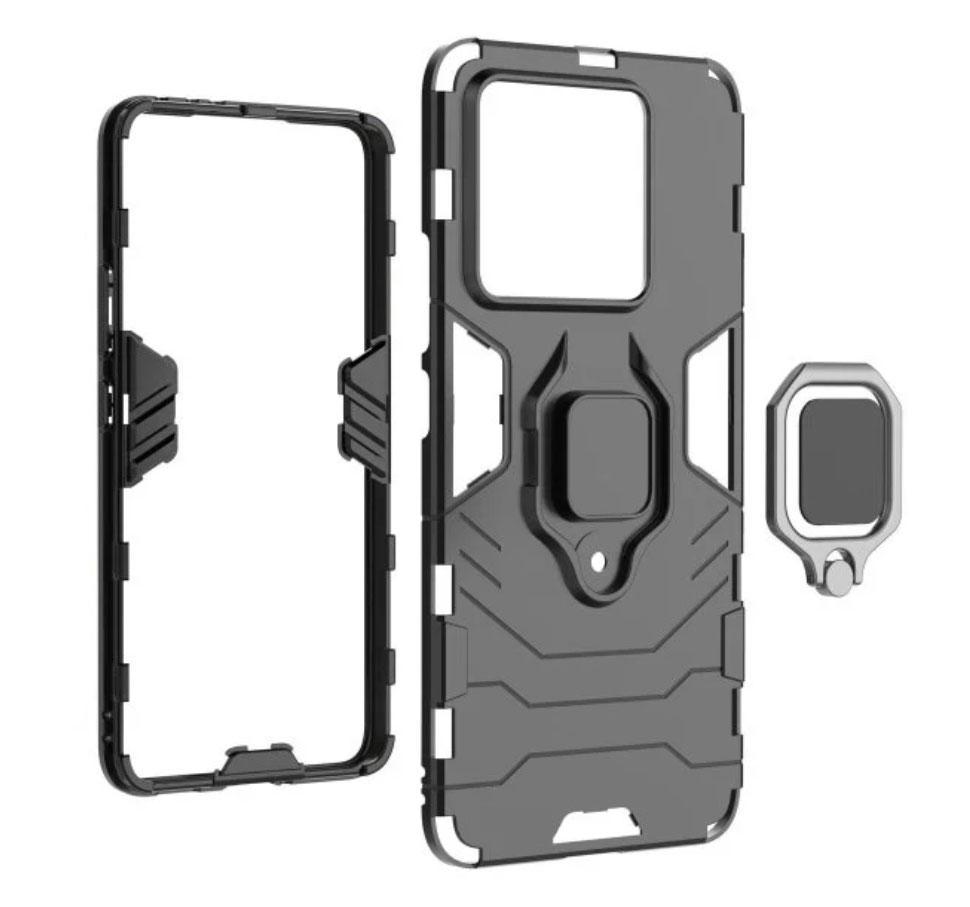 Чохол бампер Primolux Ring Armor для Xiaomi 14T 5G - Black - фото 4