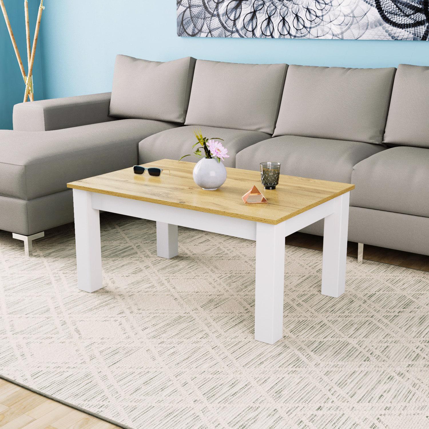 Стіл журнальний Art In Head B-Jet 900x425x600 мм Дуб крафт золотий (101022211) - фото 2 Стіл журнальний Art In Head B-Jet 900x425x600 мм Дуб крафт золотий (101022211) - фото 2