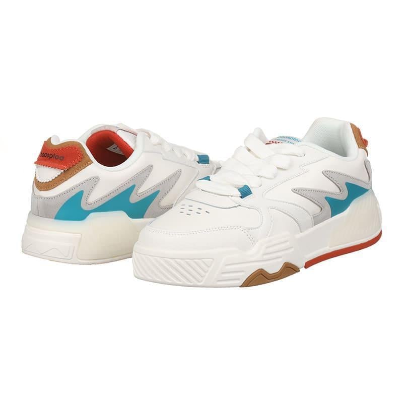 Кроссовки женские BaaS L1821-25C кожаные р. 38 Белый (20174)