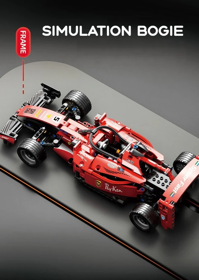 Конструктор Ferrari формула 1 455 деталей (30220275) - фото 8 Конструктор Ferrari формула 1 455 деталей (30220275) - фото 8