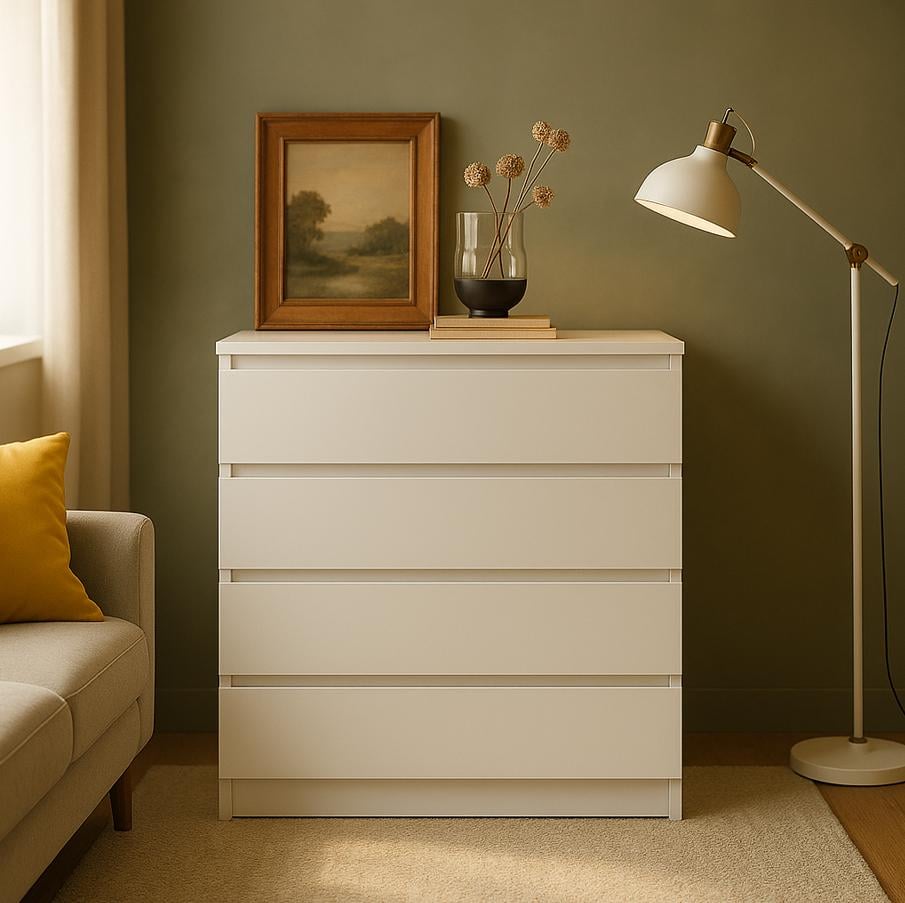 Комод Мастер Форм Брайт 4 ящика 900х376х950 мм (20178) Комод Мастер Форм Брайт 4 ящика 900х376х950 мм (20178)