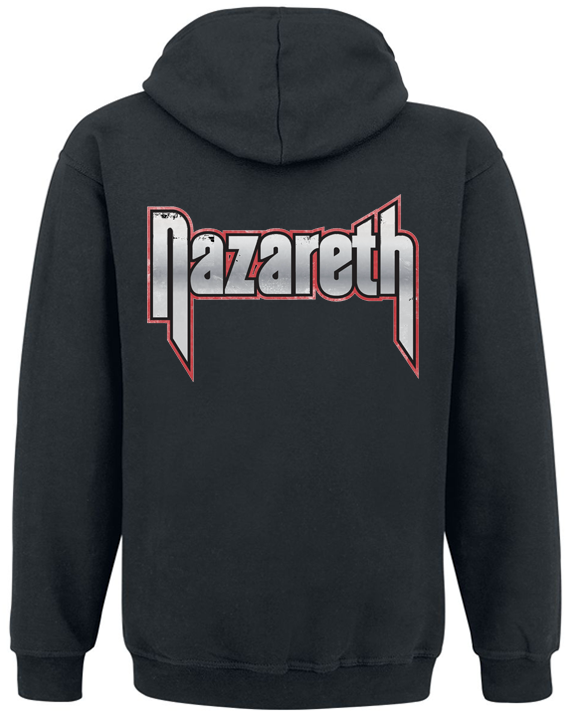 Толстовка с молнией "Nazareth" Logo XL Черный (16921) - фото 2 Толстовка с молнией "Nazareth" Logo XL Черный (16921) - фото 2