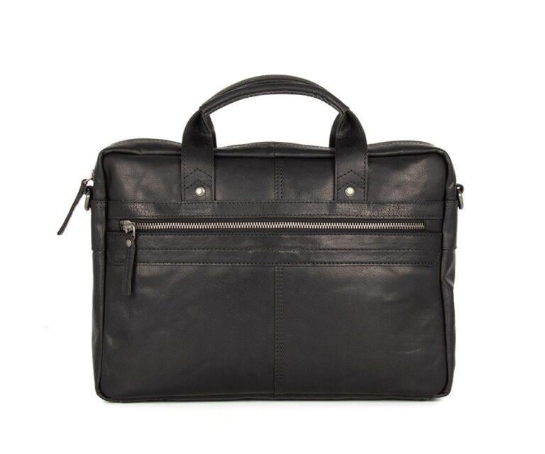 Портфель шкіряний чоловічий Spikes&Sparrow Чорний (4154400 black)