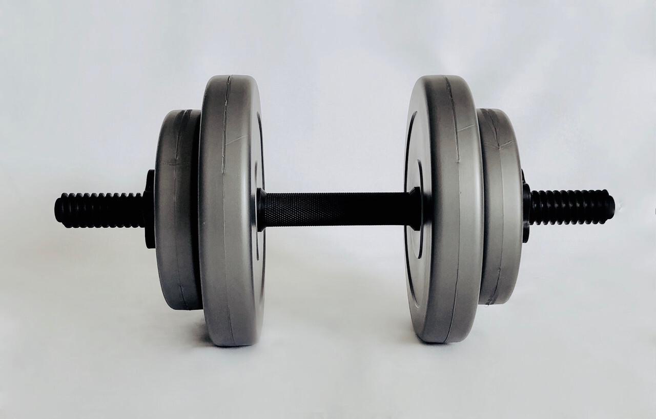 Гантели WCG в пластике 2х8 кг Серый (212984389791) - фото 2 Гантели WCG в пластике 2х8 кг Серый (212984389791) - фото 2