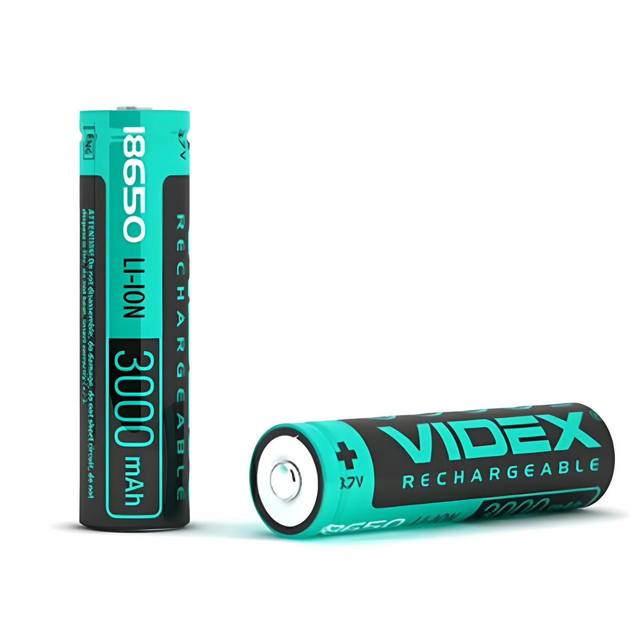 Аккумулятор Li-Ion Videx 18650P 3000 mAh с защитой - фото 2