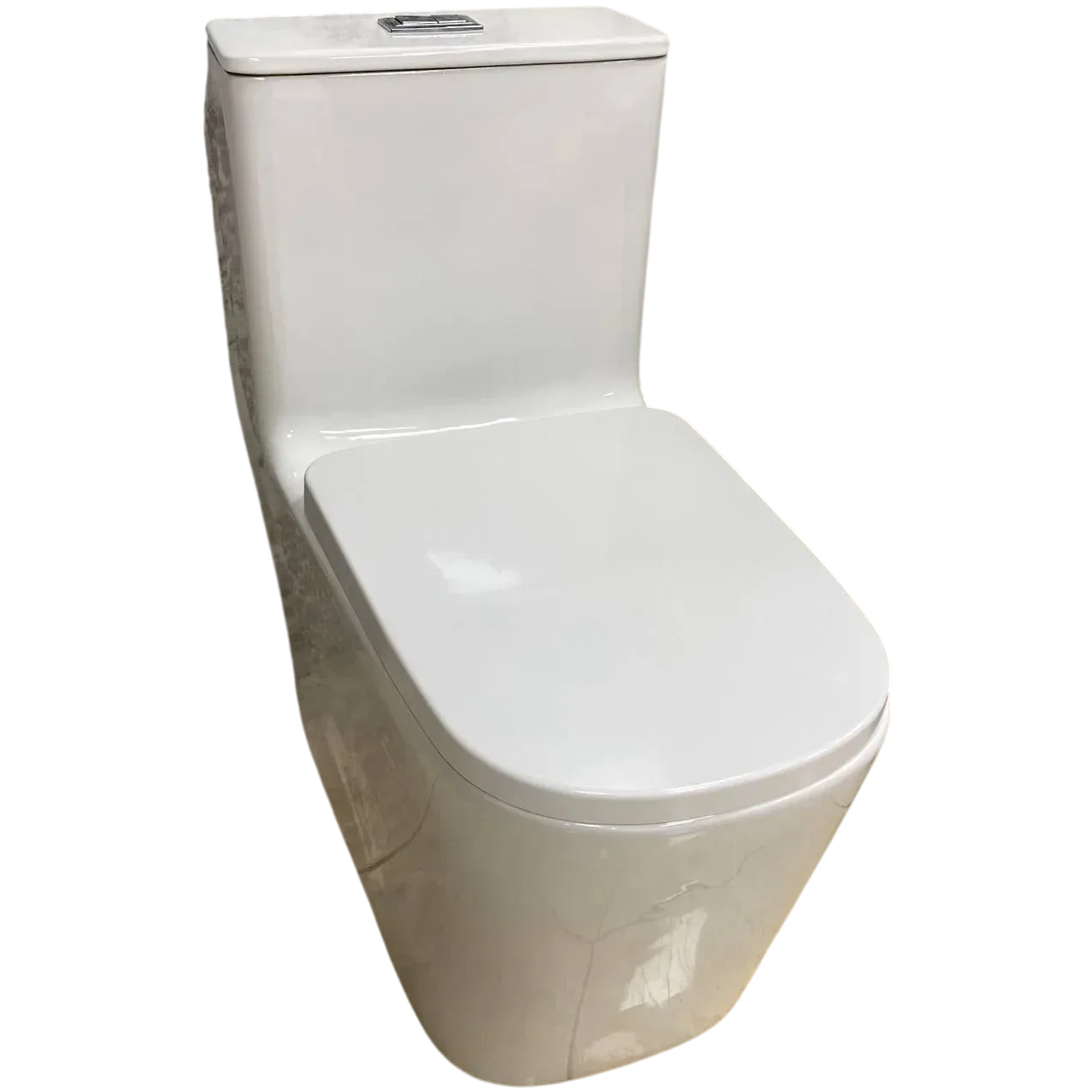 Унитаз напольный VBI Linosa без ободка система смыва RIMLESS с сиденьем Soft-close Белый (VBI-021002)