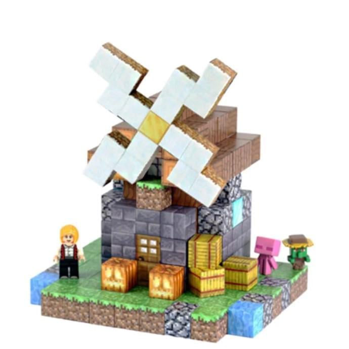 Конструктор магнитный Мельница 175 блоков (24143170)