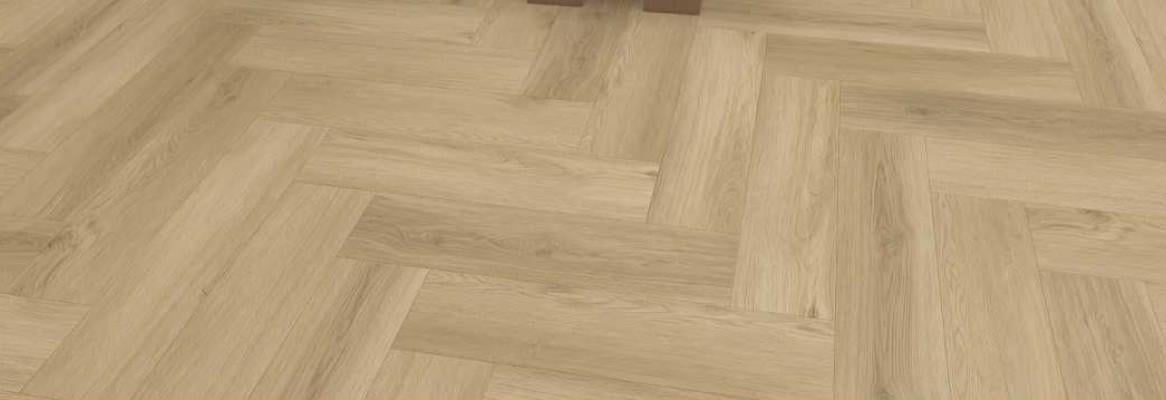 Пол виниловый Vinilam Parquet Herringbone английская елка 2,5 мм Дуб Латте (WF 0527)