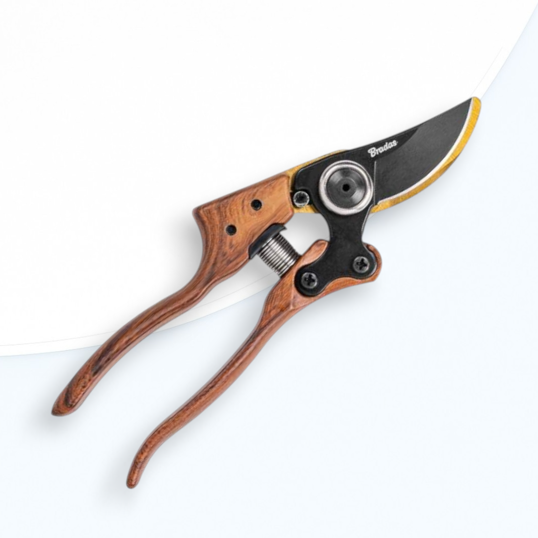 Секатор садовый обводное SK5 V-Series TITANIUM & WOOD лезвие из стали (2806549347)