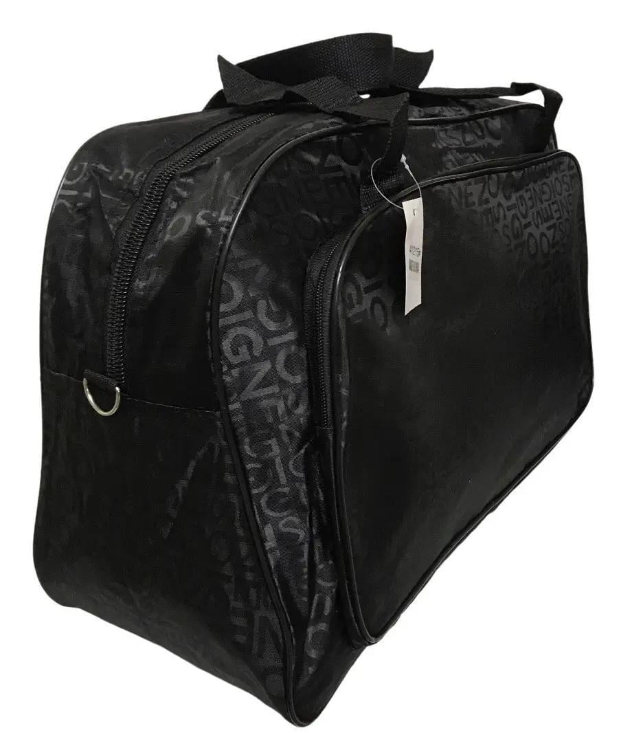 Сумка дорожня ручна поклажа з довгим ремінем через плече Чорний (41213BLK) - фото 2 Сумка дорожня ручна поклажа з довгим ремінем через плече Чорний (41213BLK) - фото 2