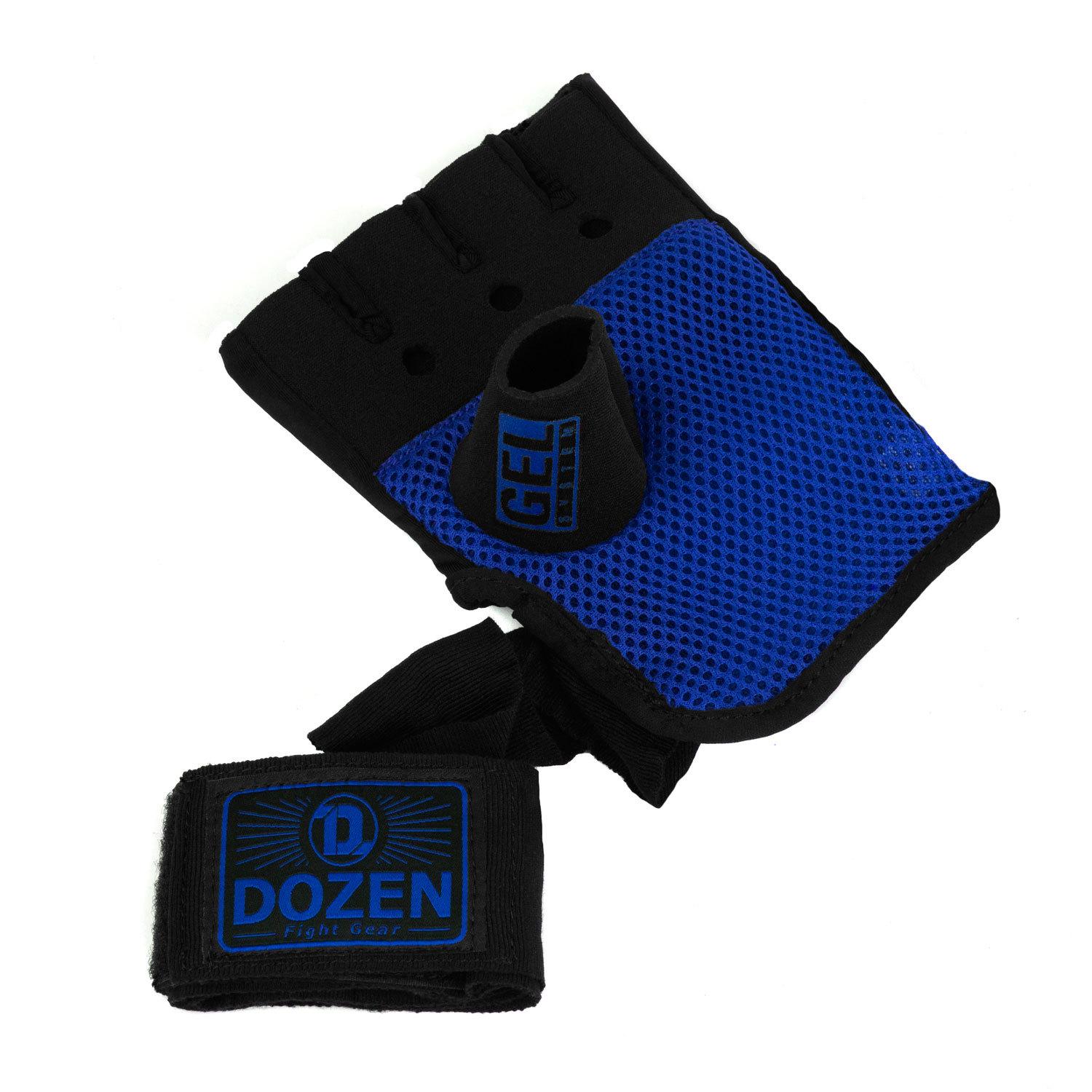 Бинты-перчатки Dozen Pro Gel Air Inner Speed Wraps S/M Черно-синий - фото 2 Бинты-перчатки Dozen Pro Gel Air Inner Speed Wraps S/M Черно-синий - фото 2