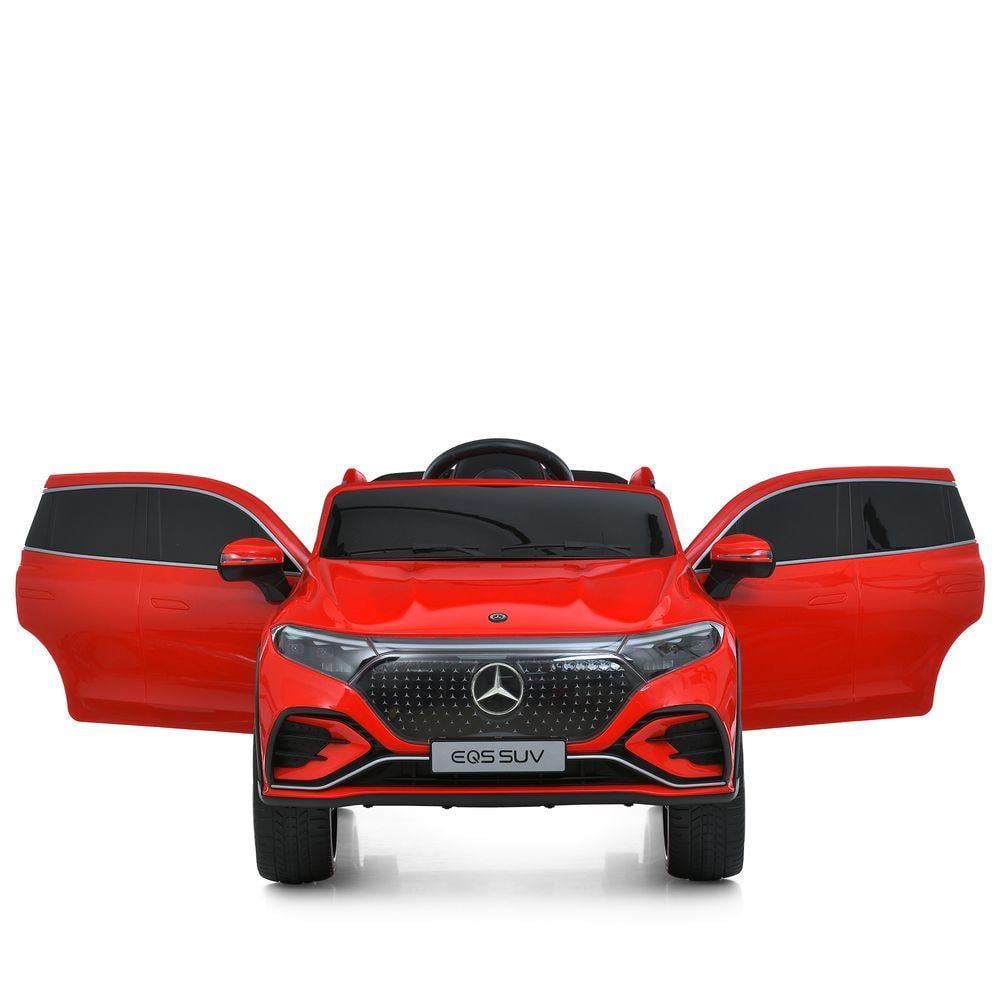 Детский электромобиль на аккумуляторе Джип Mercedes EQ5 с пультом радиоуправления для детей 3-8 лет Красный (2674912678)