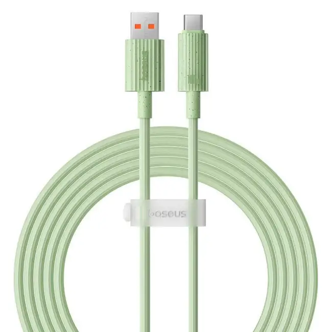 Кабель BASEUS Habitat Series Fast Charging Cable USB to Type-C P10360203631-01 100W 2 м Green