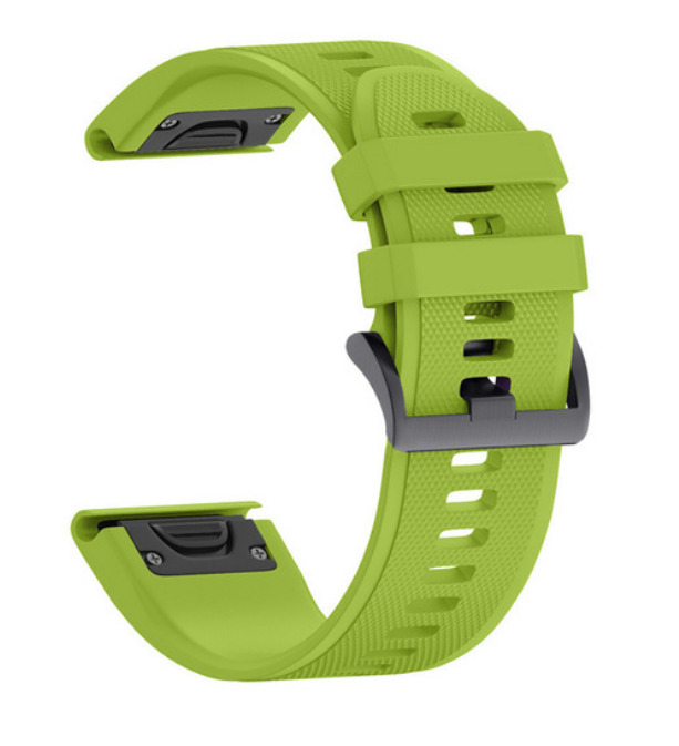 Силиконовый ремешок Primo для часов Garmin Fenix 3/3HR/Fenix 5X/6X Lime (1205791212)