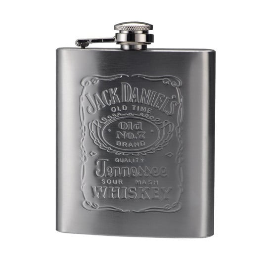 Фляга для виски Jack Daniels 0,2 л Серебристый (1002773-Silver-1)