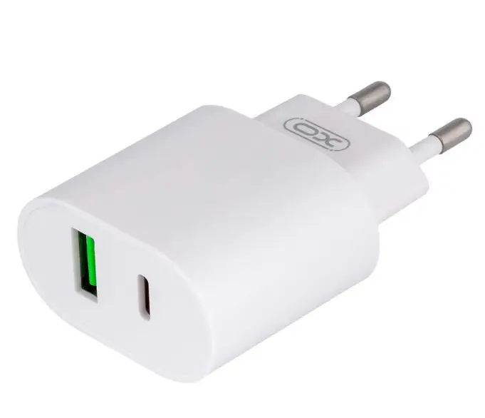 Зарядний пристрій мережевий XO L97 блок на USB та Type-C (000540589)