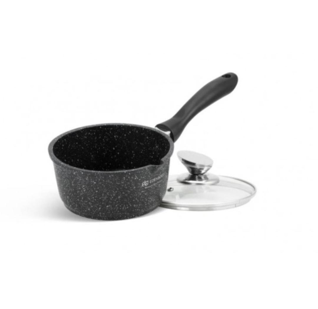 Набір посуду Edenberg з гранітним покриттям 8 предметів Чорний (EB-3984) - фото 2 Набір посуду Edenberg з гранітним покриттям 8 предметів Чорний (EB-3984) - фото 2