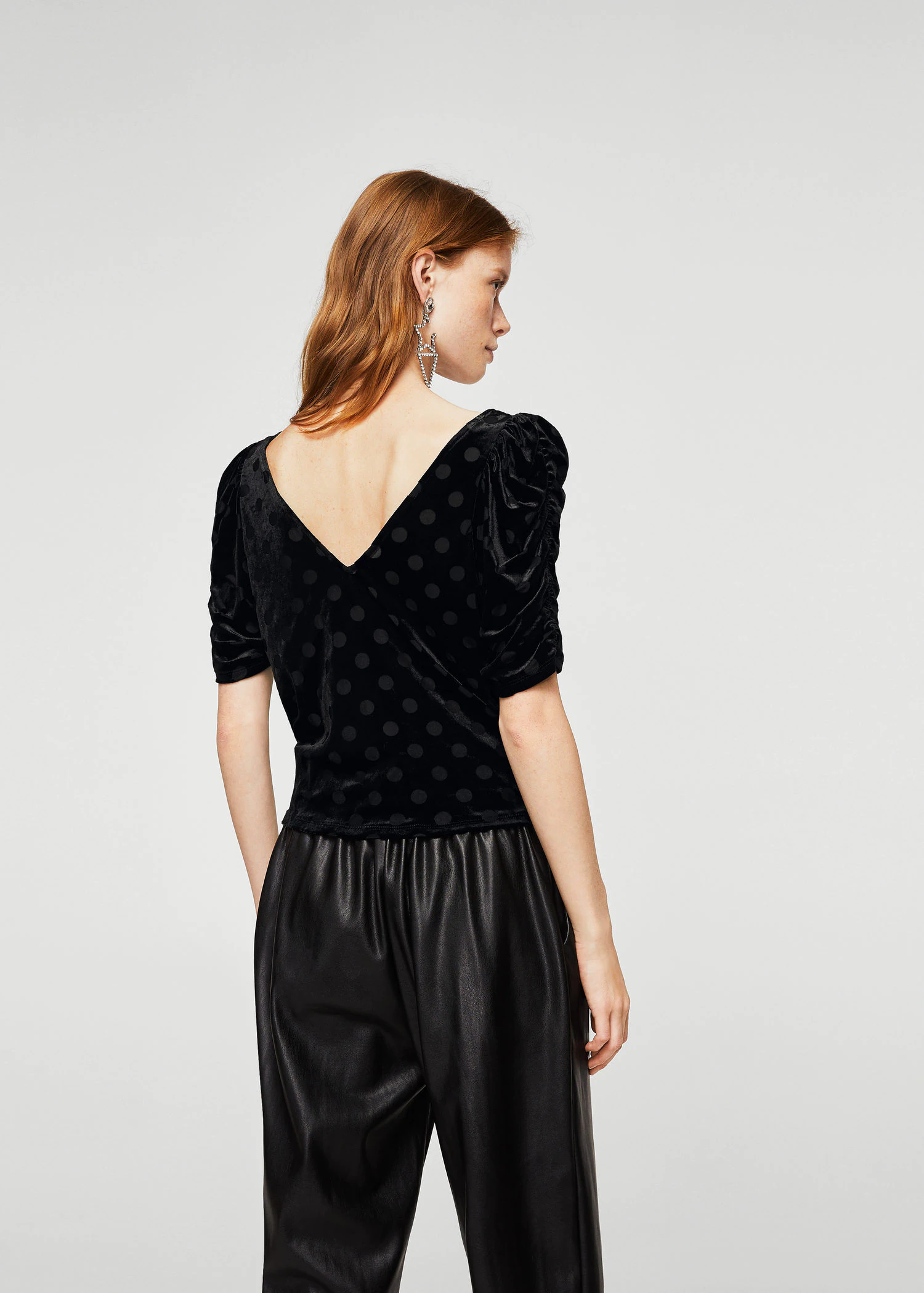 Блузка Mango XS Черный (2000001057483) - фото 3 Блузка Mango XS Черный (2000001057483) - фото 3