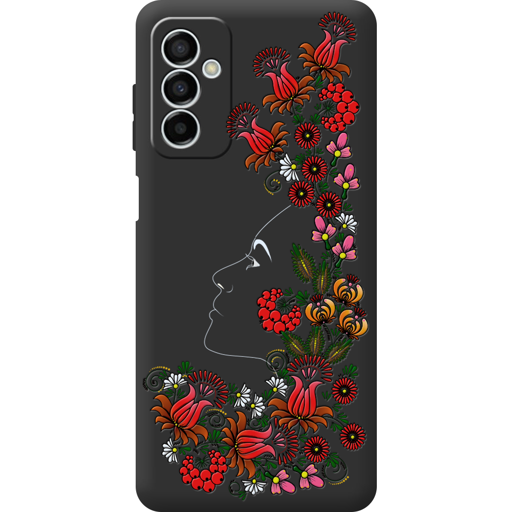 Чехол BoxFace Samsung Galaxy M23 5G (M236) 3D Ukrainian Muse Черный силикон (44471-bk64-44481)