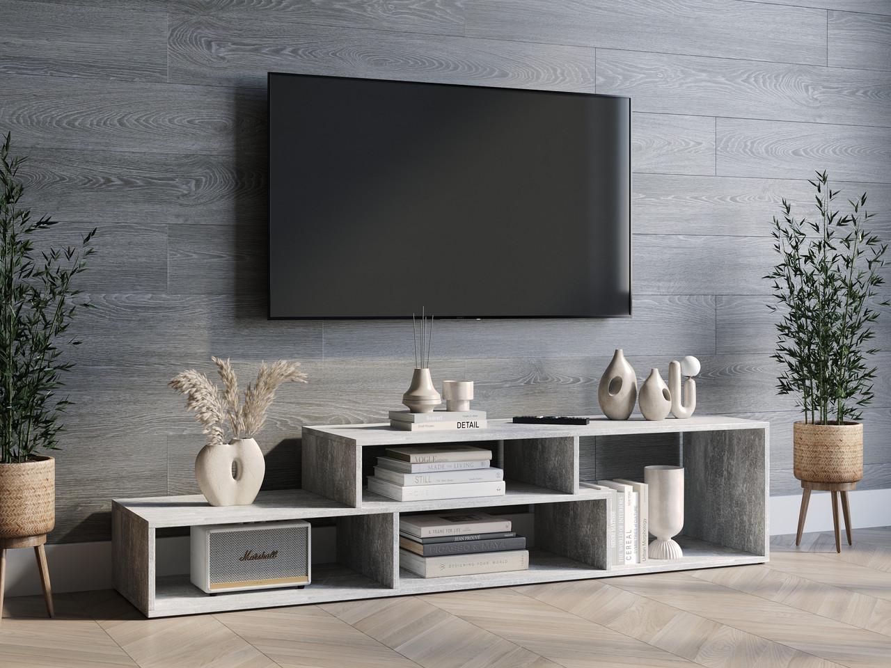 Тумба ТВ Moreli Id27-177 1696x386398 мм Бетон (id27-177-beton)
