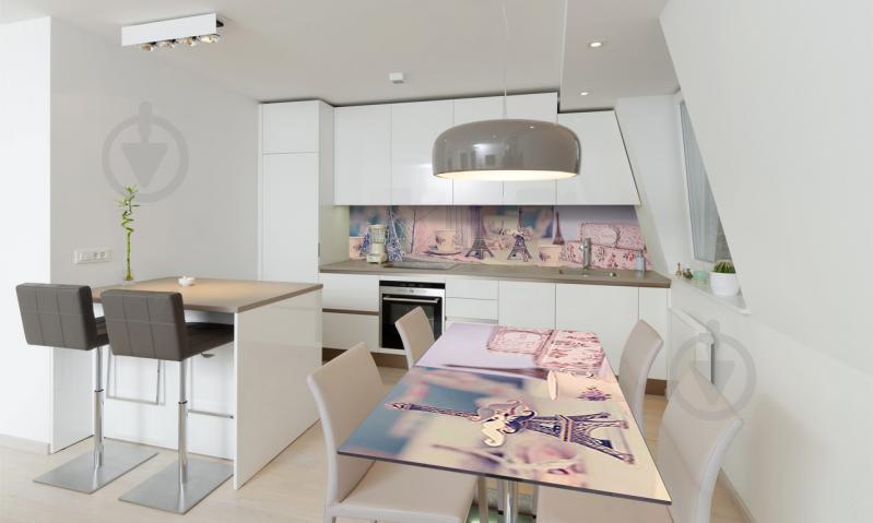 Наклейка виниловая на стол Zatarga «самоклеющийся Розовый Париж» 600х1200 мм Z180592st Наклейка виниловая на стол Zatarga «самоклеющийся Розовый Париж» 600х1200 мм Z180592st