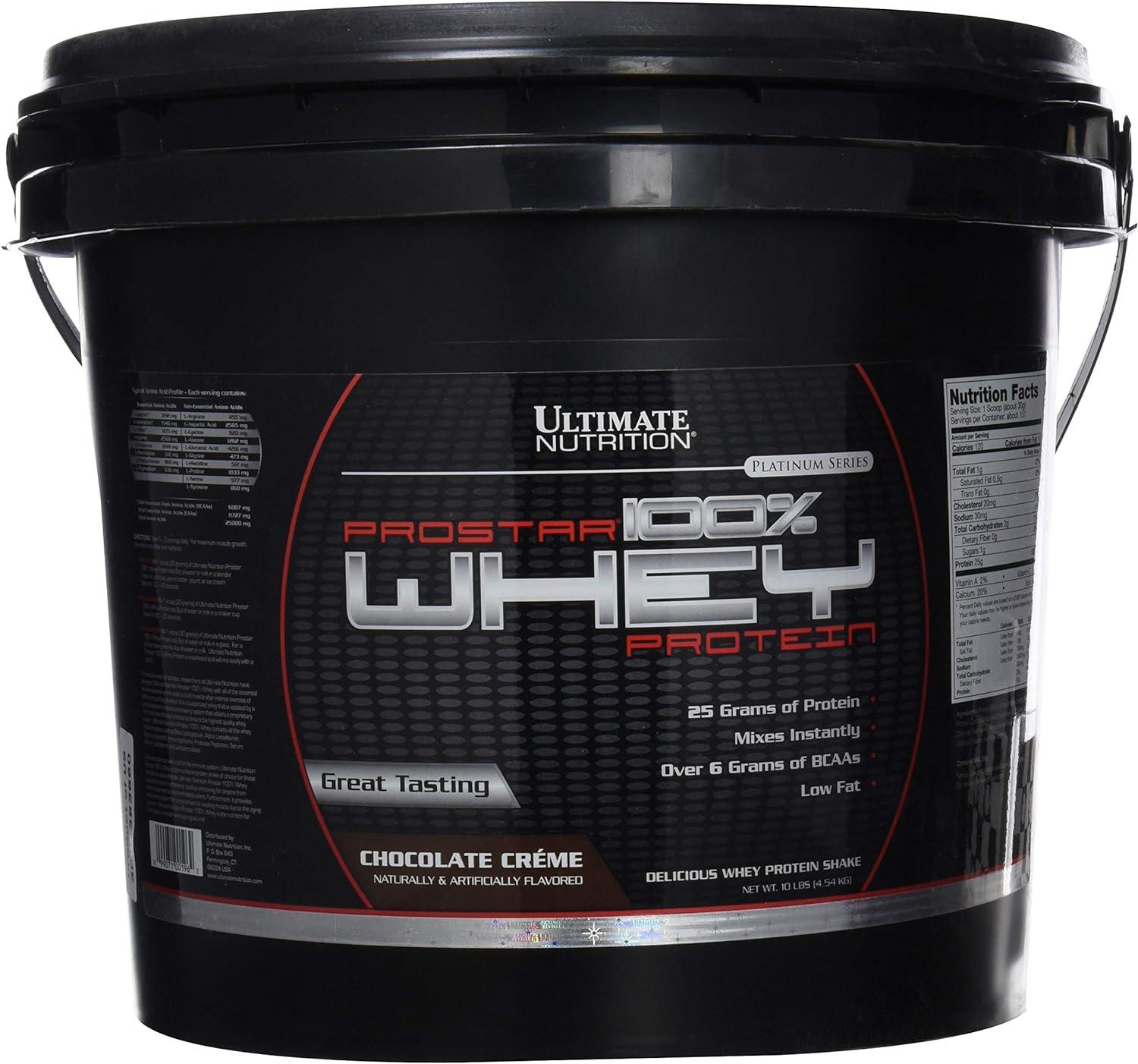 Протеин Ultimate Nutrition Prostar 100% Whey Protein Chocolate 4,54 кг