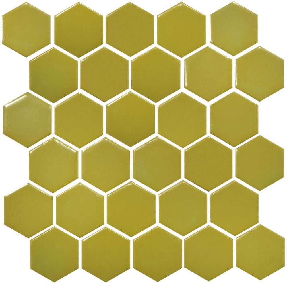 Керамічна мозаїка Kotto Ceramica HEXAGON H 6016 295x295x9 мм Olive