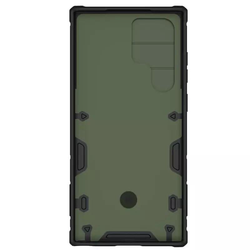 Противоударный TPU+PC чехол Nillkin CamShield Armor Pro NL (шторка на камеру) для Samsung Galaxy S23 Ultra Зеленый - фото 6