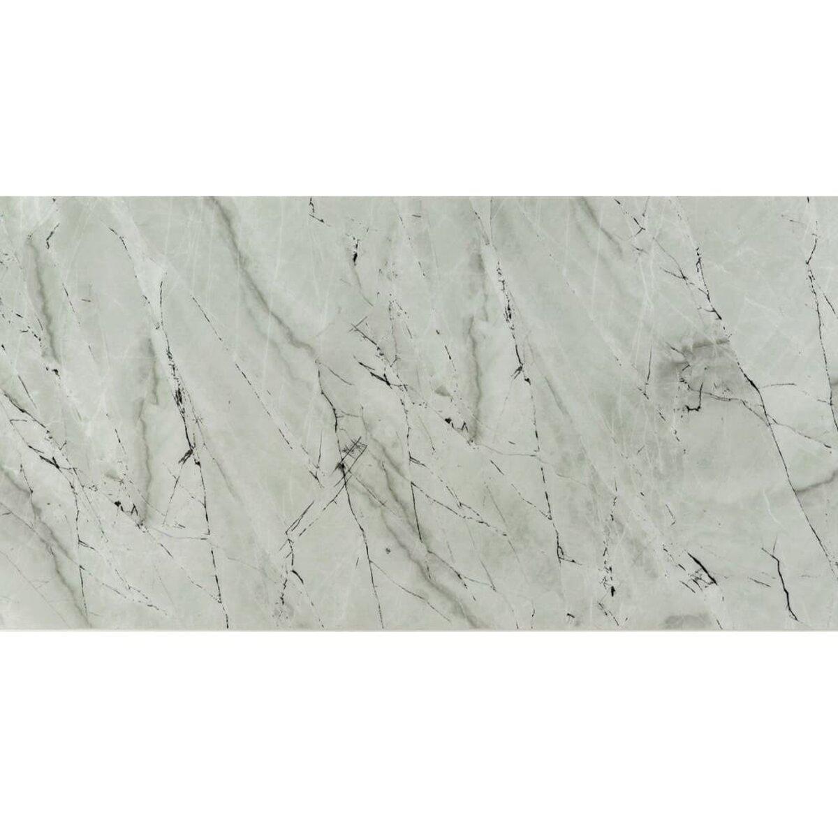 Плитка стеновая Sticker Wall SW-00001682 PET самоклеящаяся 600х300х2 мм Светло-серый мрамор (991943732)