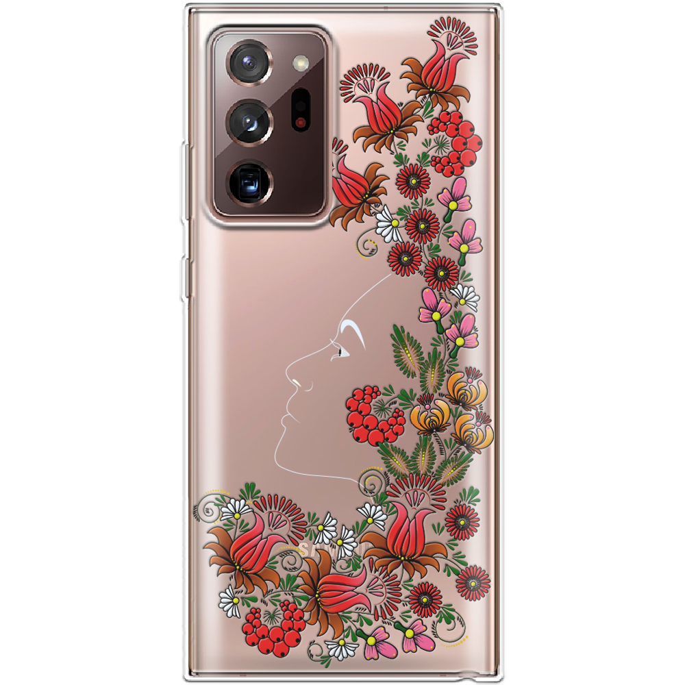 Чохол Boxface Samsung N985 Galaxy Note 20 Ultra 3D Ukrainian Muse Прозорий силікон (40573-bk64-40573)