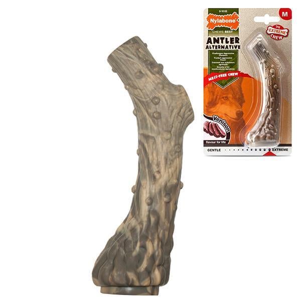 Игрушка для собак жевательная Nylabone Extreme Chew Antler со вкусом оленины