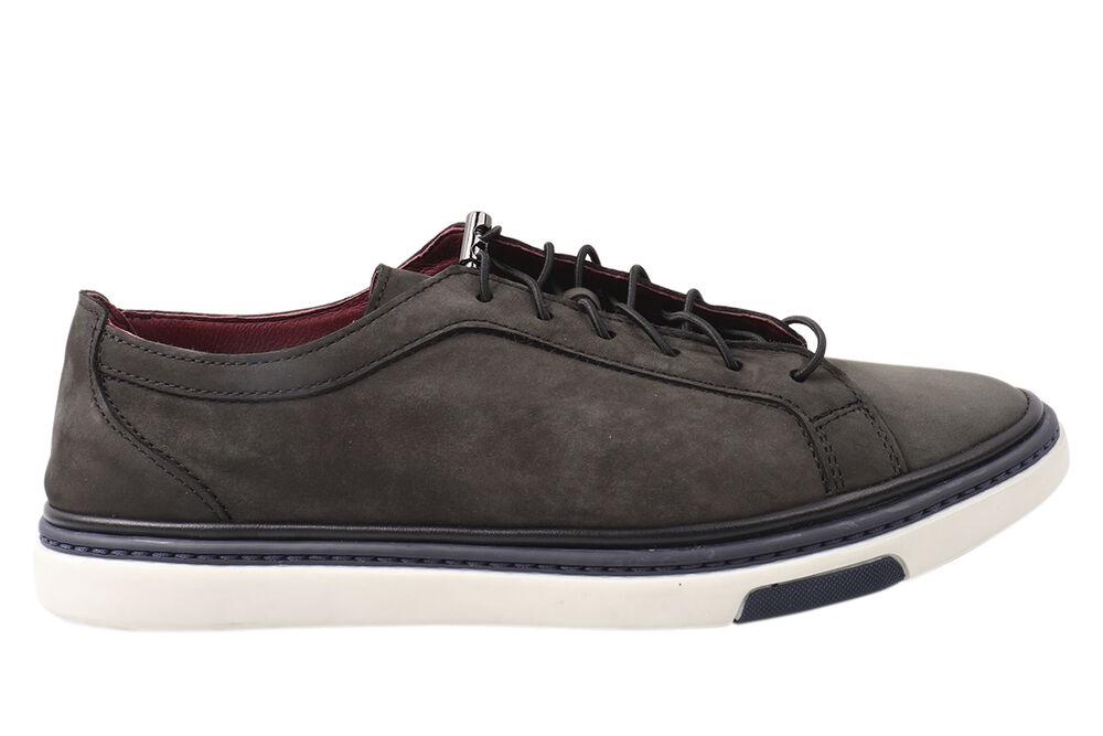 Кеди чоловічі Vadrus зі шкіри-нубука на низькому ходу на шнурівці р. 40 Зелений (306-21DTC) - фото 3 Кеди чоловічі Vadrus зі шкіри-нубука на низькому ходу на шнурівці р. 40 Зелений (306-21DTC) - фото 3