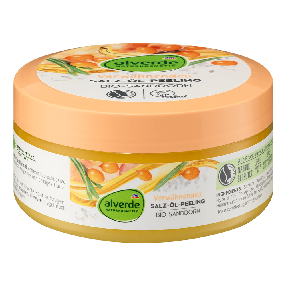 Скраб для тела Alverde Naturkosmetik натуральный с солью и маслом 250 г (EPI-15102025-152)