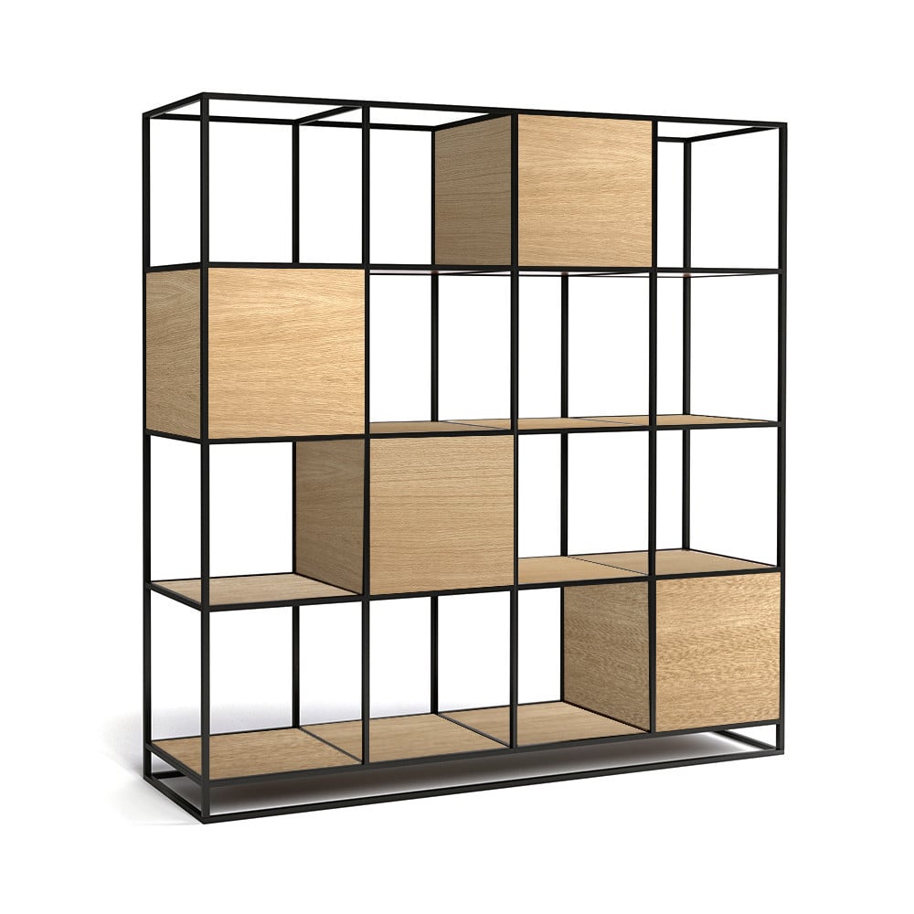Стеллаж для хранения Loft NS-1786 2130x2050x450 мм Черный (6156d5803edc877ba858993c)
