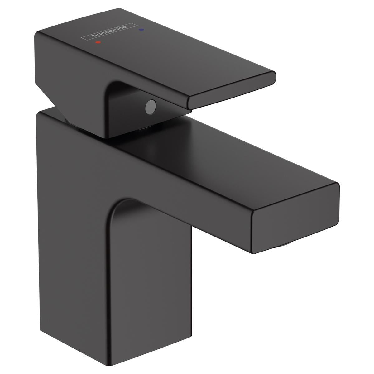 Смеситель для раковины Hansgrohe Vernis Shape 70 однорычажный Черный матовый (37461298)