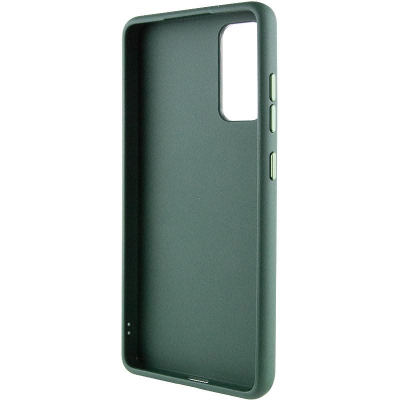 Протиударний TPU Чохол Bonbon Metal Style with MagSafe для Samsung Galaxy S20 FE Зелений / Army Green - фото 3