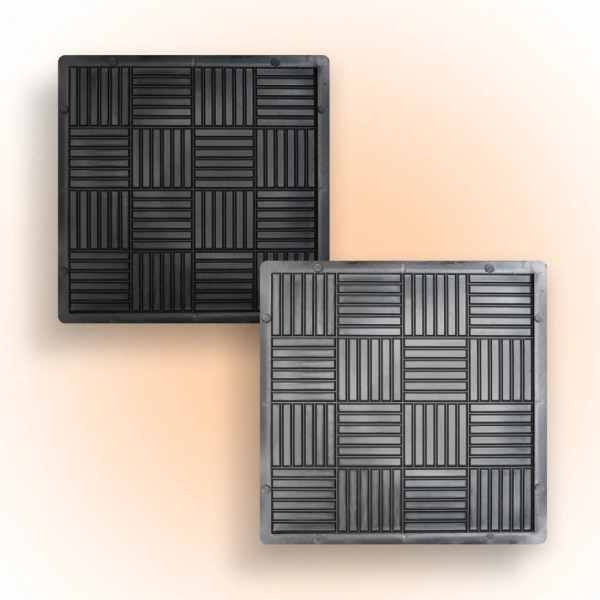 Форми для тротуарної плитки Верес-2007 Печиво 300х300 мм 2 шт. (1010302-3176)