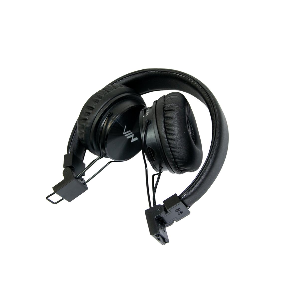 Навушники бездротові NIA X3 + Bluetooth Superb Sound Чорний (1010293-Black) - фото 4