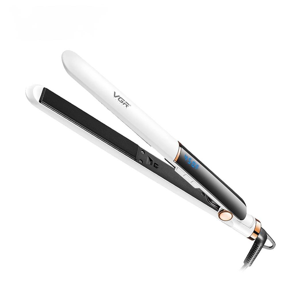 Випрямляч для волосся керамічний VGR V515 з LED дисплеєм Білий (31330514) Випрямляч для волосся керамічний VGR V515 з LED дисплеєм Білий (31330514)