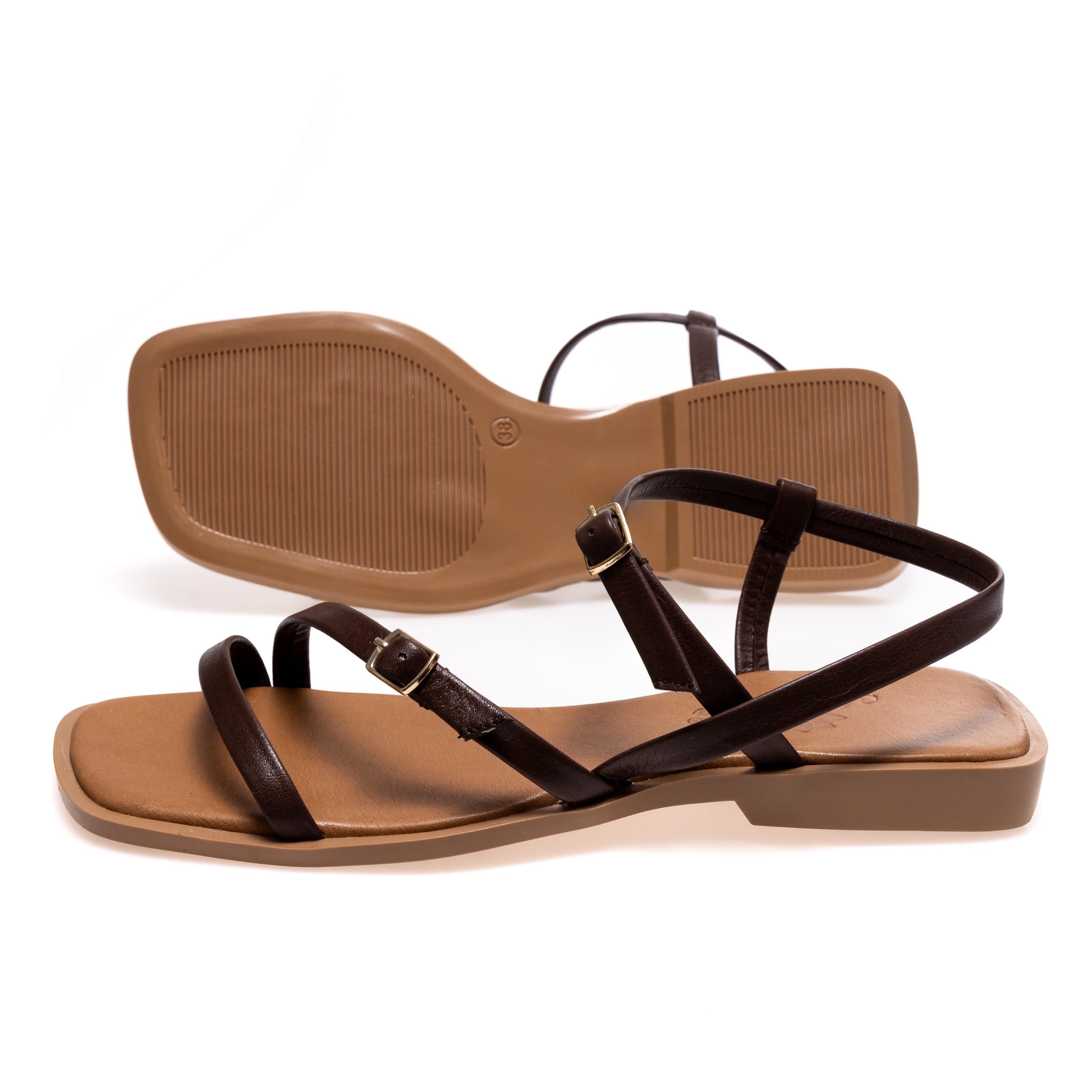 Босоножки Magnolya 01646 р. 39 Коричневый (104363988) - фото 4