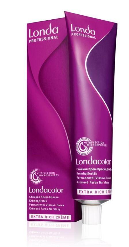 Краска для волос Londa Professional Permanent Color Extra Rich Creme 6/75 Dark blonde brown red 60 мл