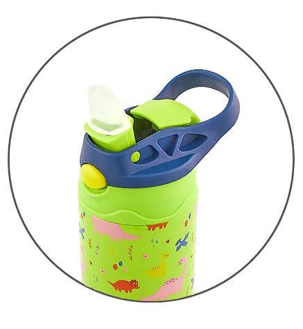 Термос-поильник детский с трубочкой Dino 350 мл (30165) - фото 6 Термос-поильник детский с трубочкой Dino 350 мл (30165) - фото 6