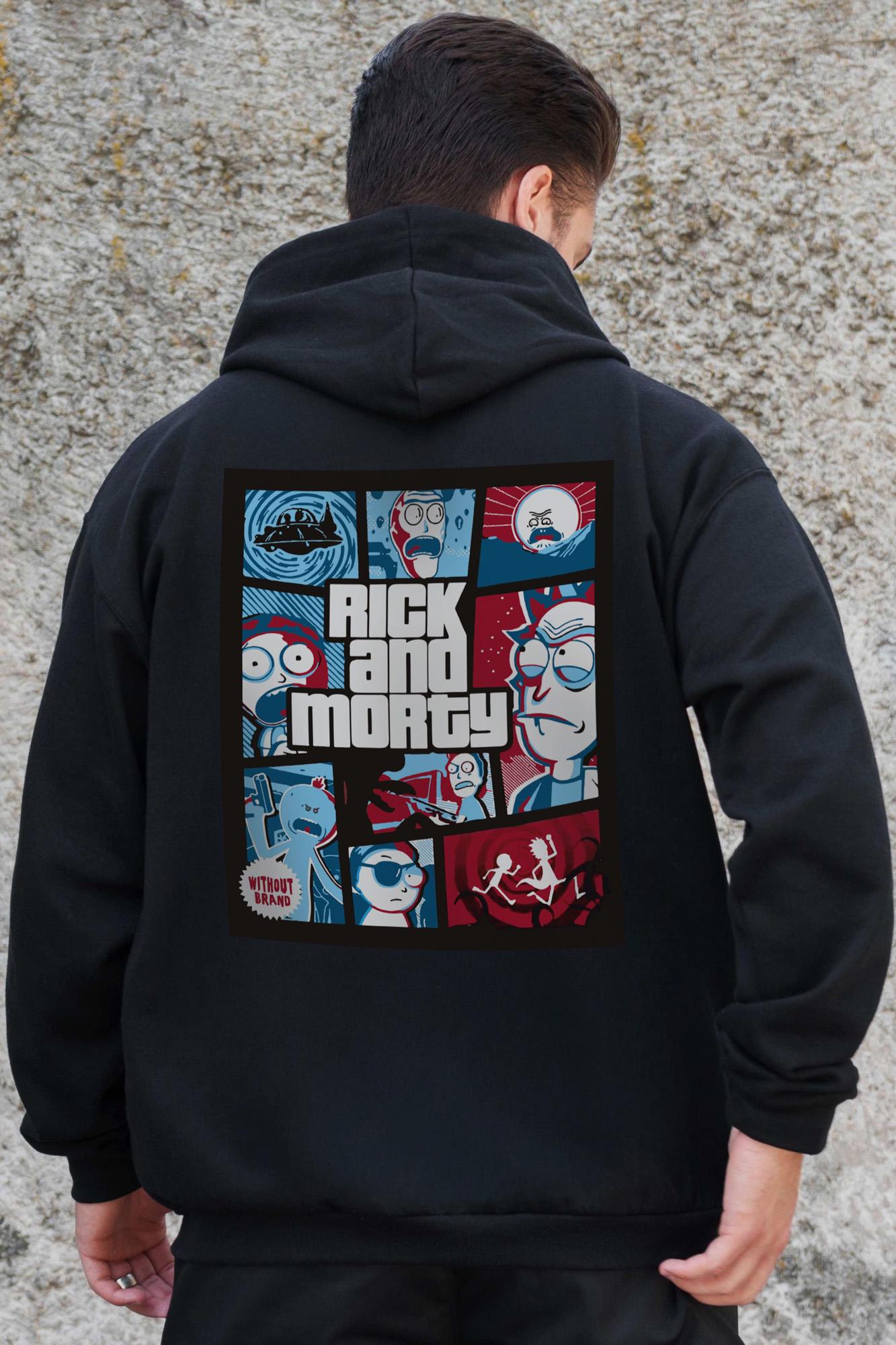 Худи-зип с принтом Without Rick and Morty Kane S/M Black (S/M8055852) Худи-зип с принтом Without Rick and Morty Kane S/M Black (S/M8055852)