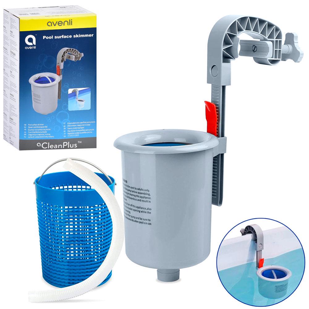 Скиммер поверхностный Avenli для каркасного бассейна маленький Серый (132-9-290727) - фото 2