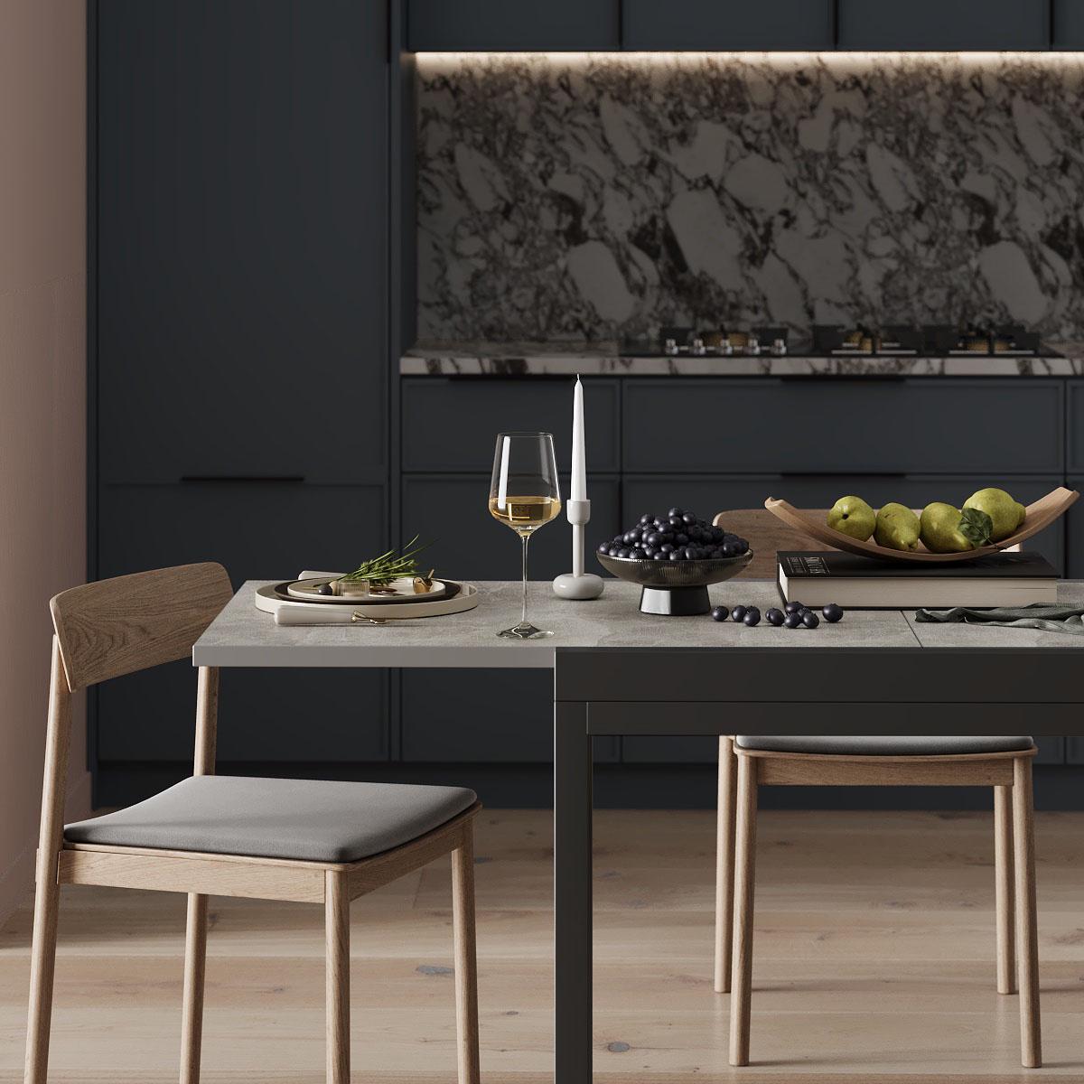 Обеденный стол-трансформер Armstrong 690x750x890 мм Ателье светлый/Графит (GATB08040000020) - фото 4 Обеденный стол-трансформер Armstrong 690x750x890 мм Ателье светлый/Графит (GATB08040000020) - фото 4