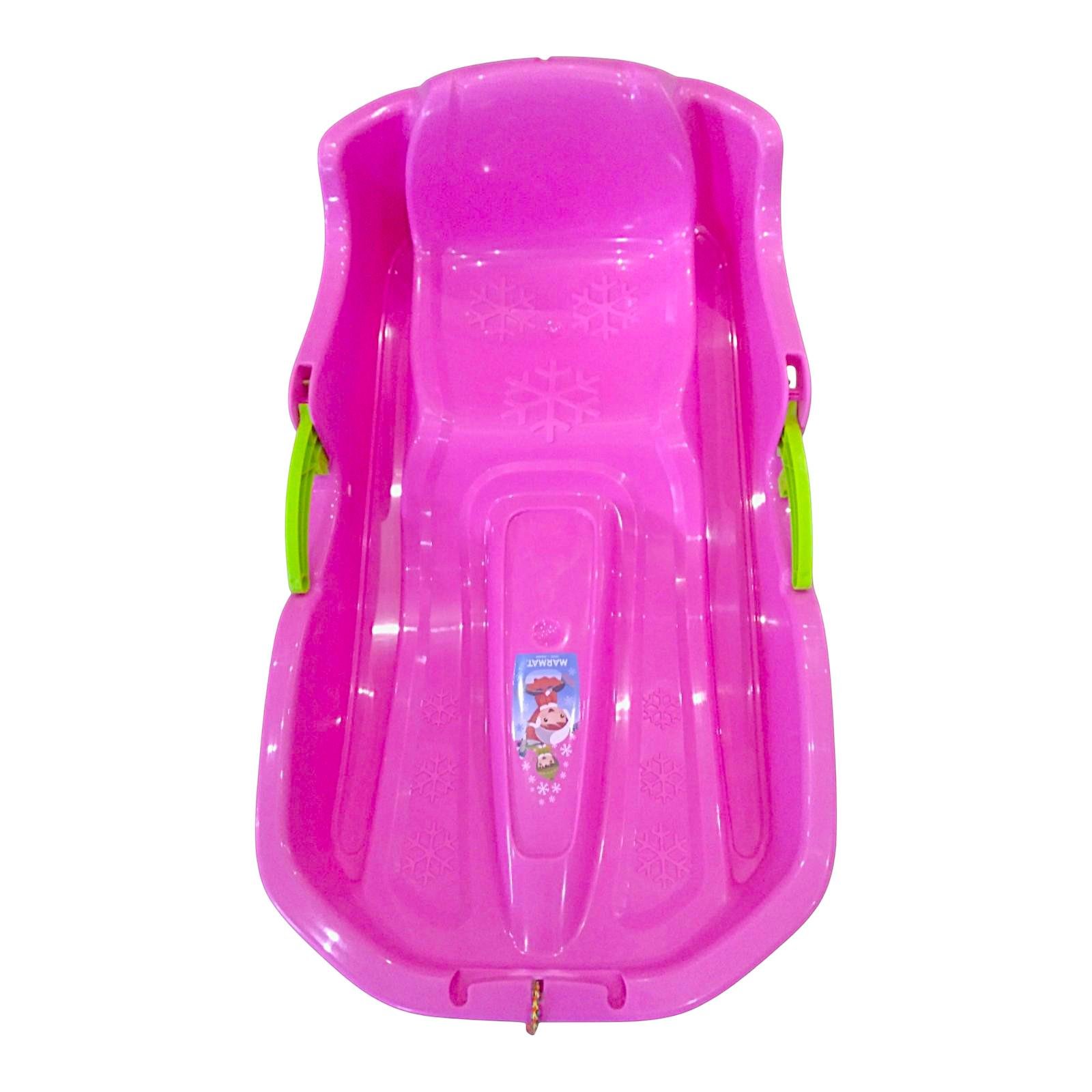 Санки дитячі з гальмами Marmat Speed Bob Рожевий (11138) - фото 2 Санки дитячі з гальмами Marmat Speed Bob Рожевий (11138) - фото 2